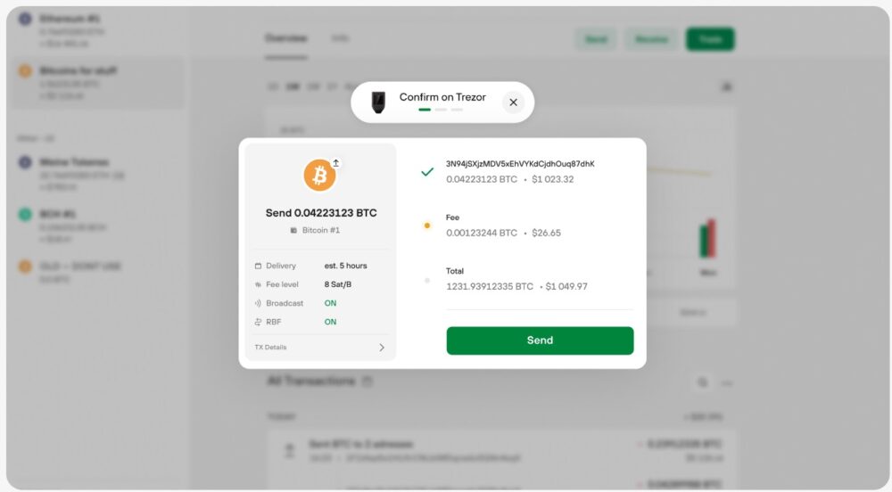 Trezor Model T - Gambar 3
